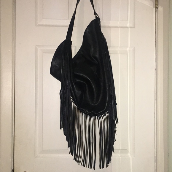 Free People Fringe Hobo Bag - Picture 2 of 3